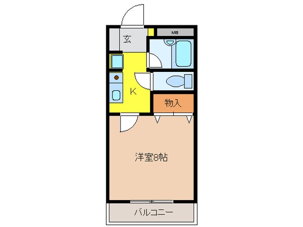 マンションさくらの物件間取画像